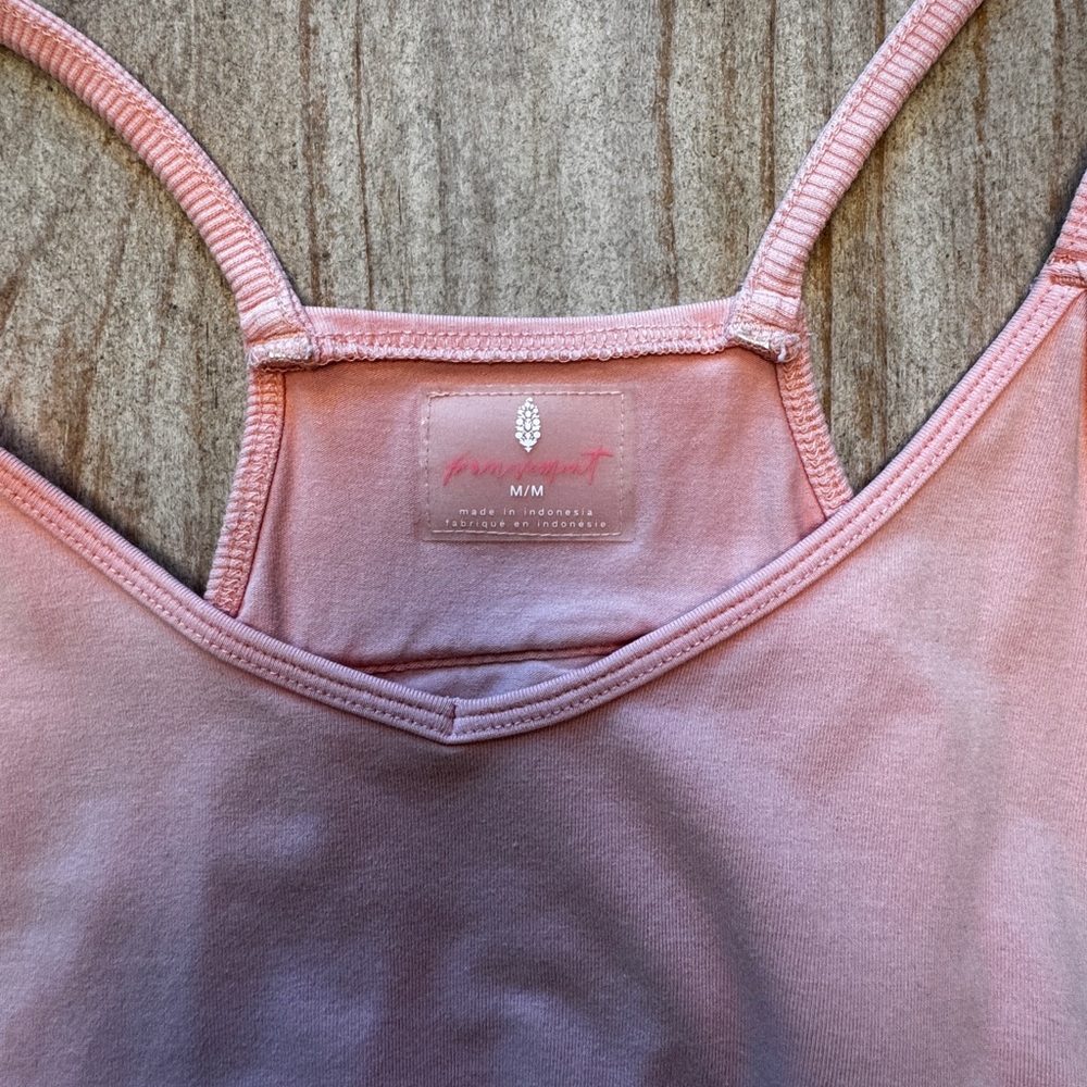 EUC Free People Movement Hot Shot Onesie in Soft Coral | Size M - Picture 4 of 4